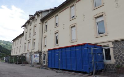 Les travaux de déconstruction de l’hospice commencent.