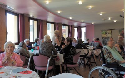 Le Beaujolais nouveau : l’occasion d’un repas en remerciement des bénévoles.