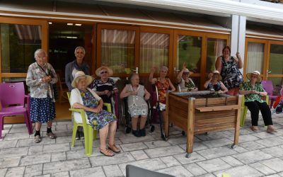 Des bacs potagers pour l’animation au service Myrtilles