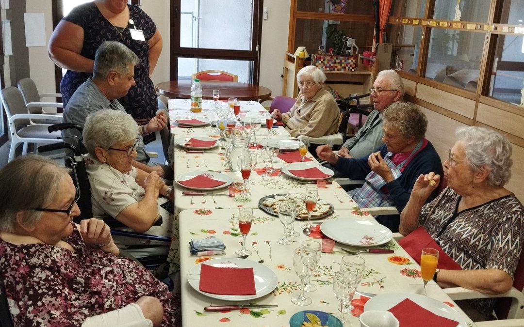 Le repas convivial du mois de septembre
